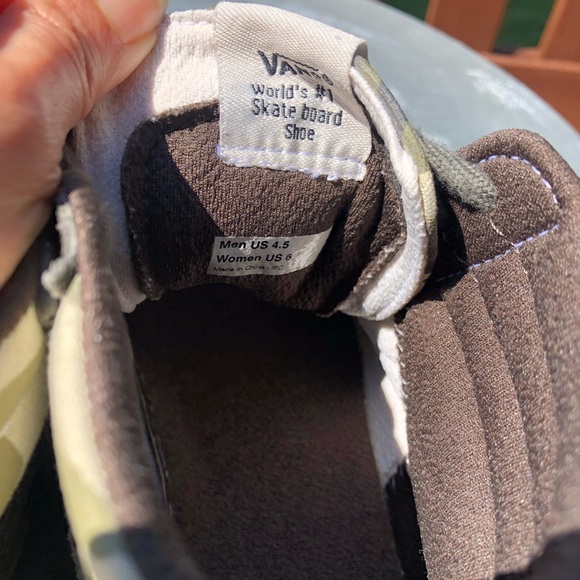 RARE Vans Skate Hi Camo 6 W 4.5 M - Picture 5 of 9